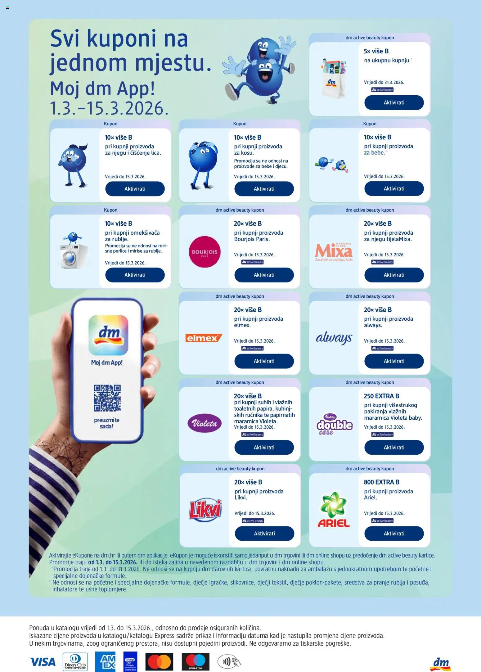 DM katalog | vrijedi od 01.03.2026 | Stranica: 40 | Proizvodi: Violeta, Ariel