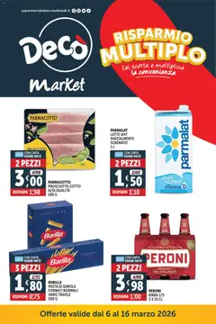 Anteprima del volantino Decò volantino Market Puglia valido a partire dal 06.03.2026