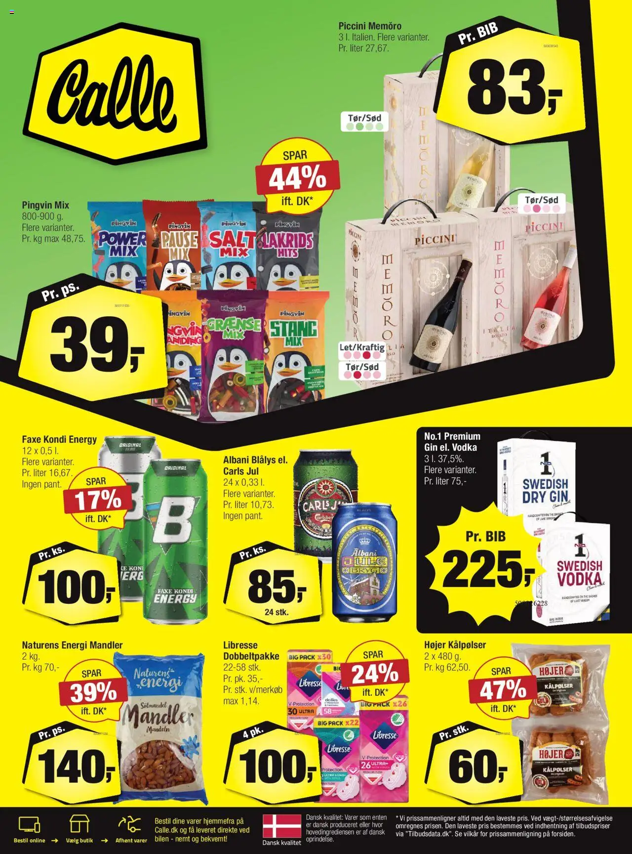 Calle tilbudsavis – gyldig fra 22.10.2025 | Side: 29 | Produkter: Gin, Vodka, Salt, Lakrids