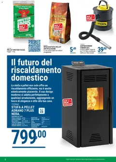 Anteprima del volantino CFadda Riscaldamento catalogo valido a partire dal 01.10.2025 | Pagina: 2 | Prodotti: Pellet, Stufa a pellet, Stufa, Aspiracenere