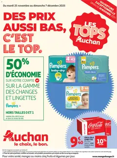 Auchan - Prévisualisation de Auchan - Des prix aussi bas, c'est le Top valide à partir de 25.11.2025
