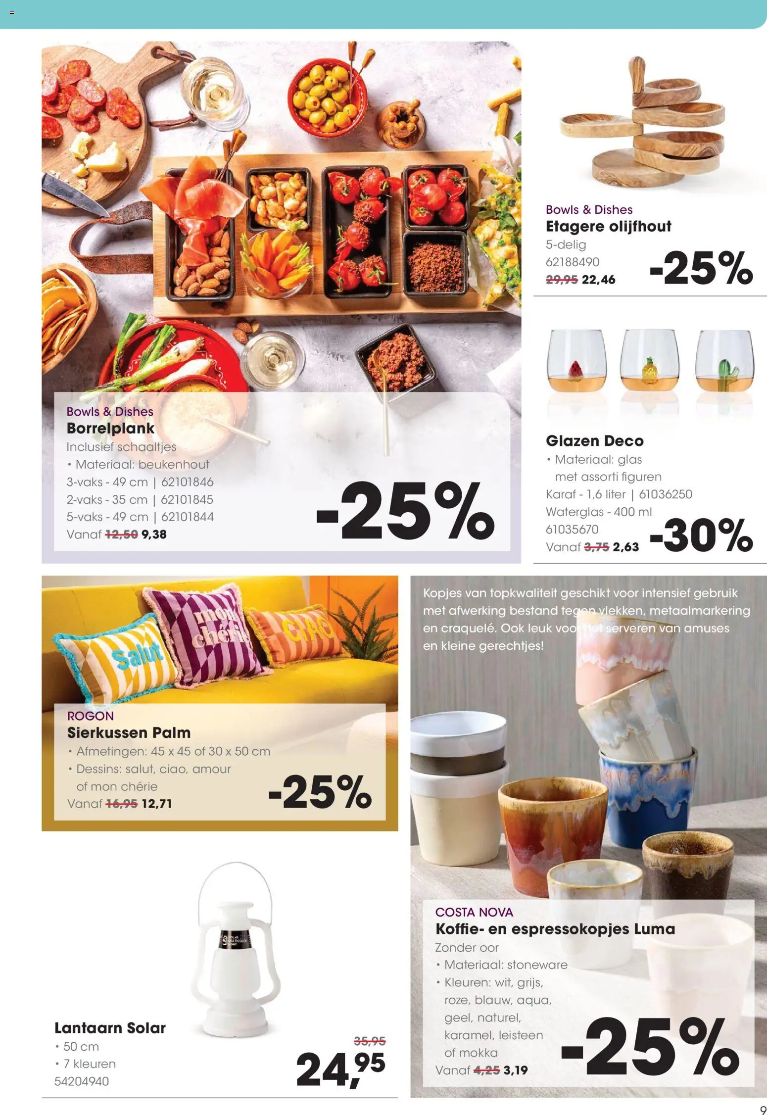 {H1} | Pagina: 9 | Producten: Koffie, Lantaarn