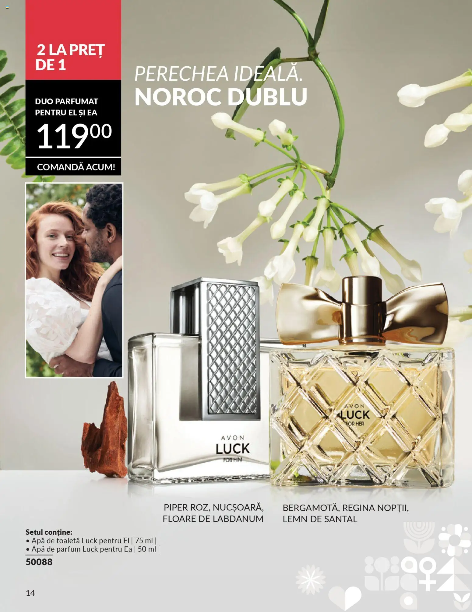 Noul catalog Avon – valabil de la 01.02.2026 | Pagină: 14 | Produse: Apă de parfum, Toaletă, Apă de toaletă, Apă