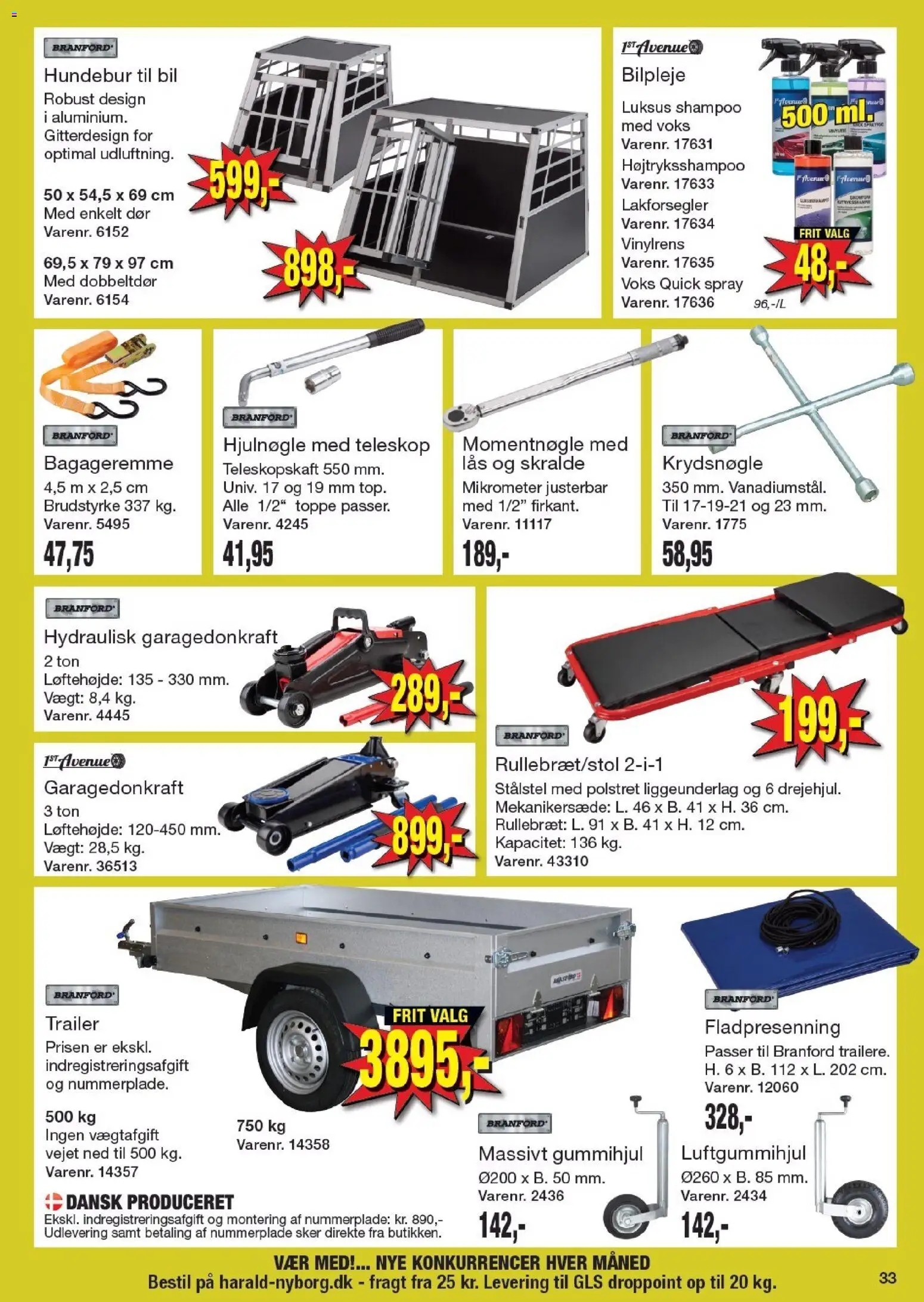 Harald Nyborg tilbudsavis – gyldig fra 23.04.2026 | Side: 33 | Produkter: Shampoo, Toppe