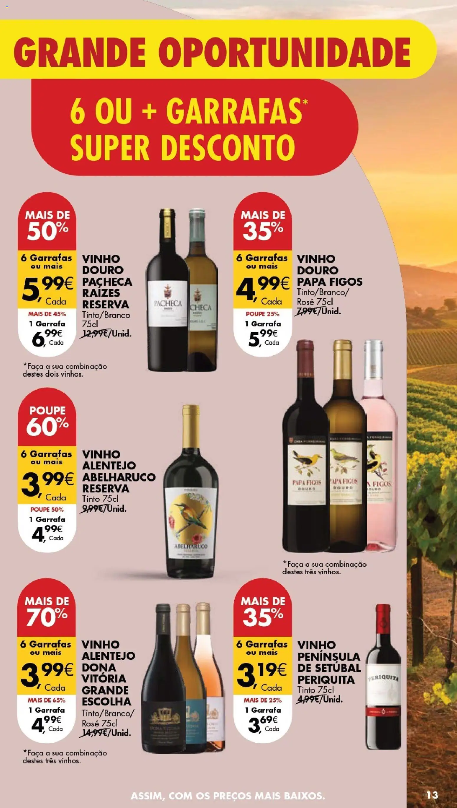 Pingo Doce Poupe este Fim de Semana │ válido de 27.03.2026 | Página: 13 | Produtos: Faca, Vinho