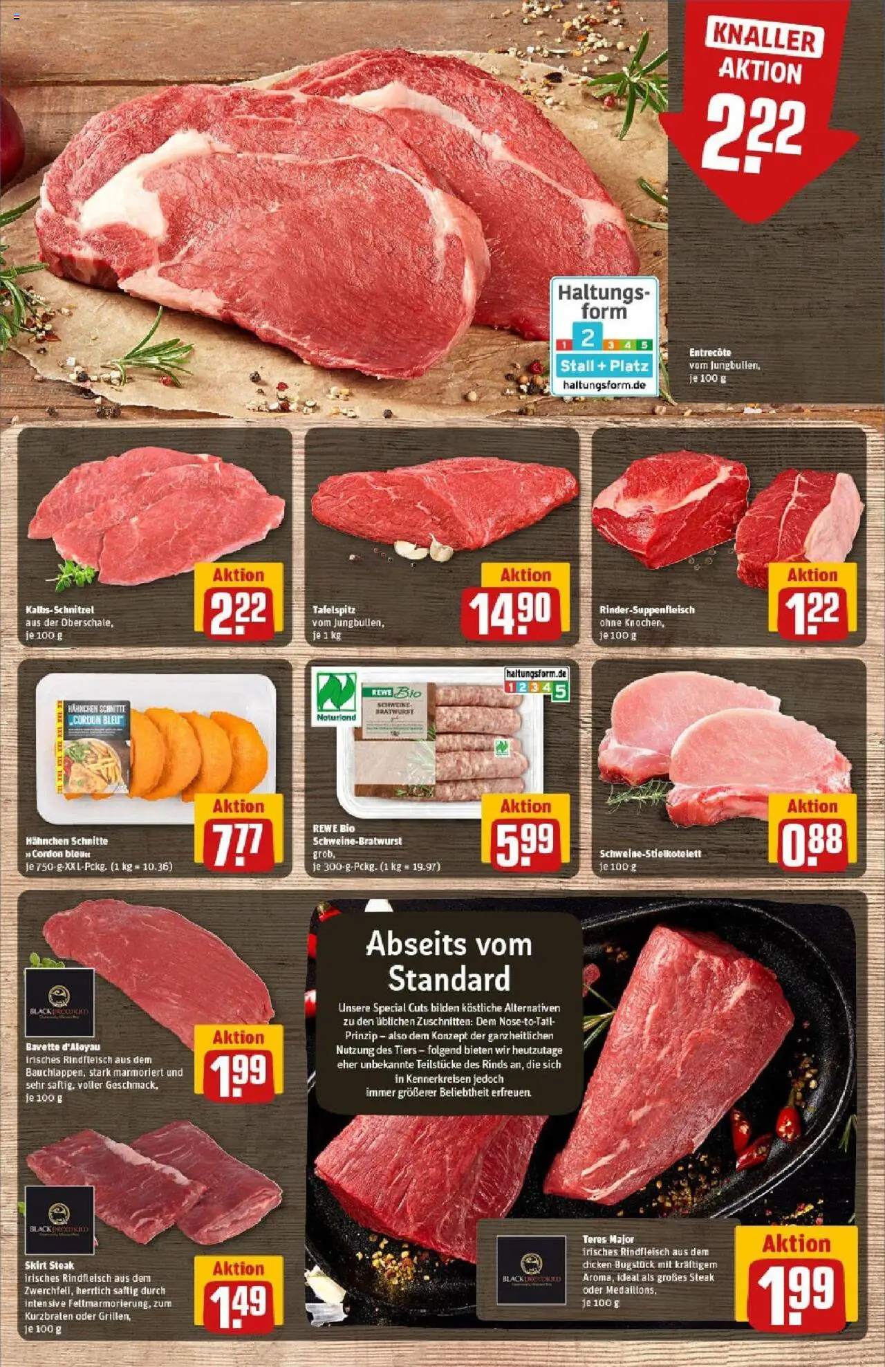 Rewe prospekt Michelstadt	 - gültig ab dem 13.07.2025 | Seite: 9 | Produkte: Tafelspitz, Bratwurst, Entrecote, Steak