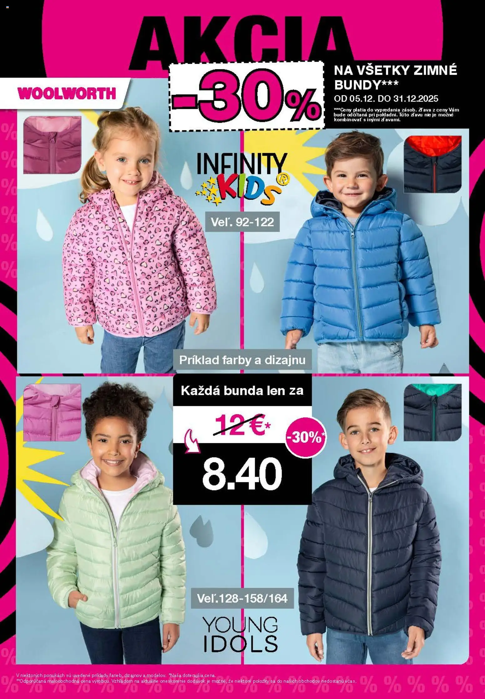 Nové Woolworth akcie – leták je platný od 12.12.2025 | Strana: 28 | Produkty: Bunda