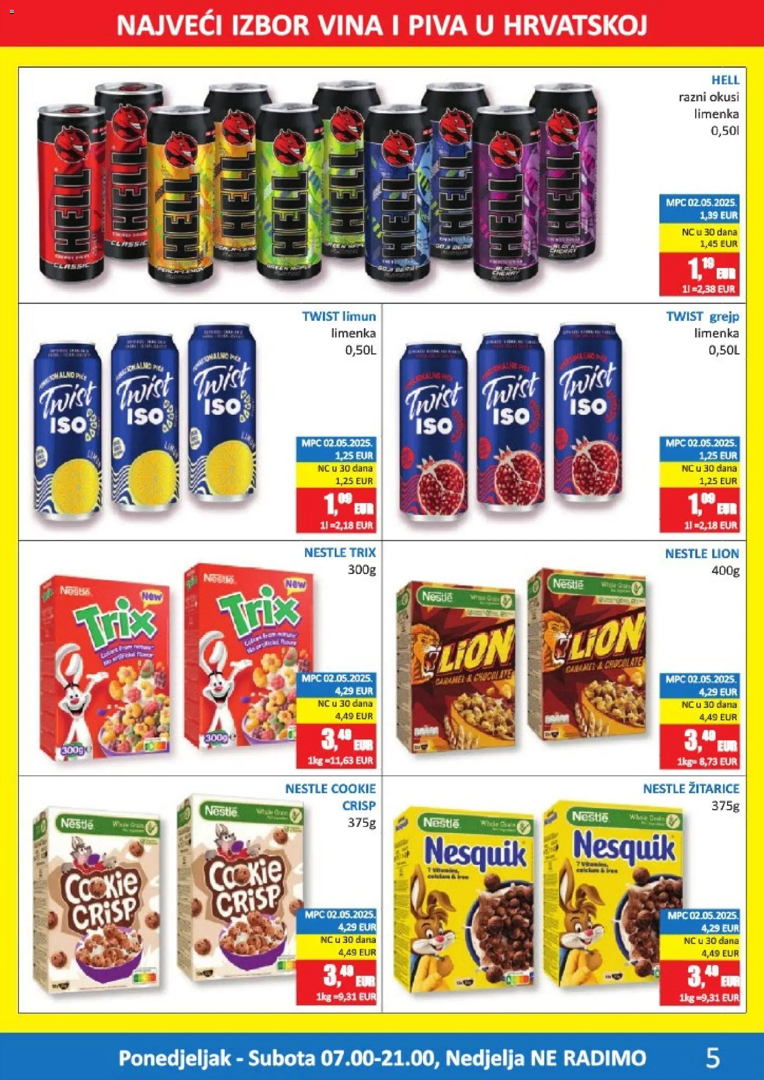 Vrutak katalog | vrijedi od 13.04.2026 | Stranica: 5 | Proizvodi: Hell, Žitarice, Grejp, Limun