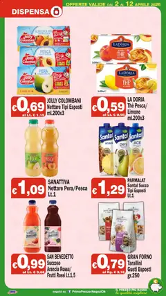 Anteprima del volantino Primo Prezzo volantino valido a partire dal 02.04.2026 | Pagina: 12 | Prodotti: Carota, Pesca, Taralli, Gioco