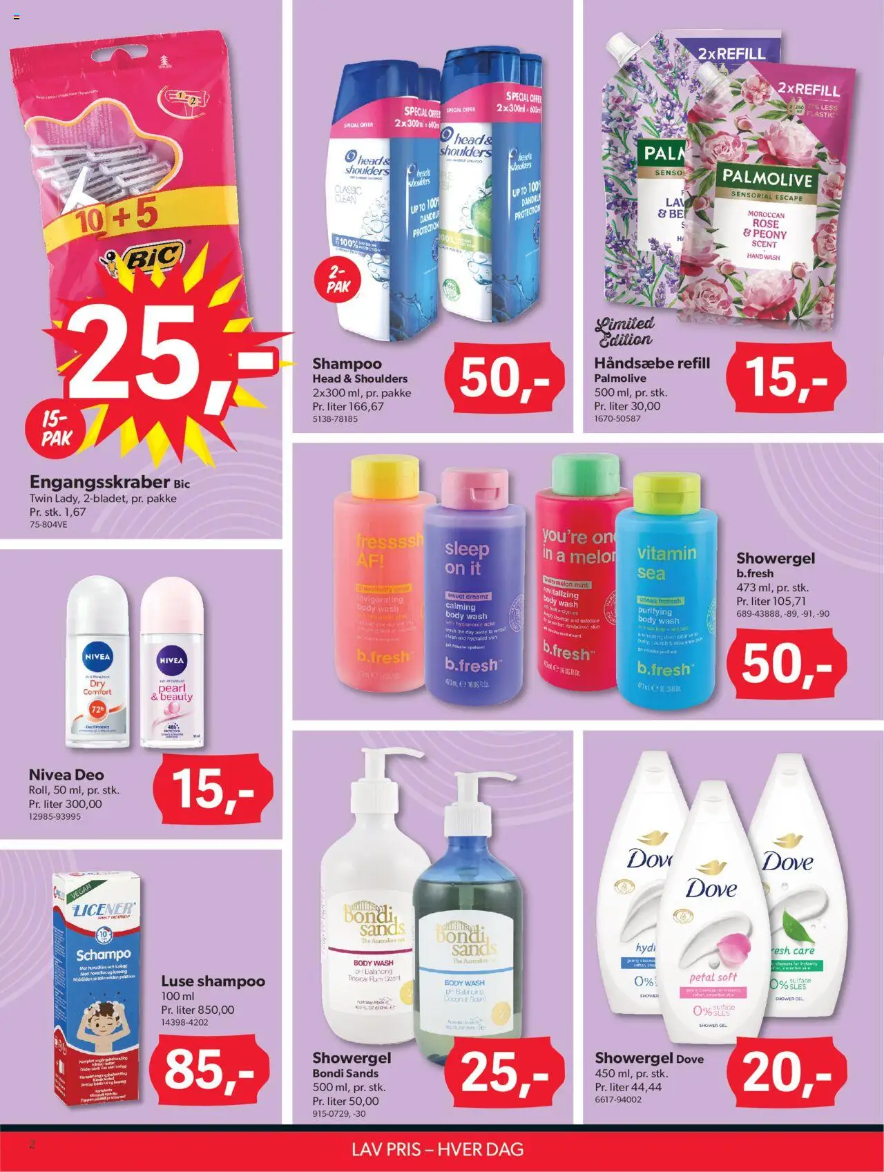 Bigdollar Tilbudsavis gyldig fra 15.08.2025 | Side: 2 | Produkter: Shampoo