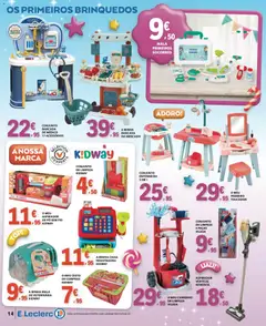 Pré-visualização E.Leclerc Brinquedos de Natal válido de 11.11.2025 | Página: 14 | Produtos: Top, Aspirador de pó, Aspirador, Bancada