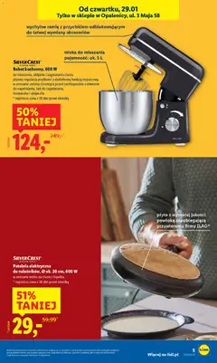 Pogląd oferty "Patelnia elektryczna do naleśników, Ø ok. 20 cm, 600 W, w zestawie miska na ciasto i łopatka" - ważna od 29.01.2026 | Strona: 5 | Produkty: Ciasto, Trzepaczka, Robot, Patelnia