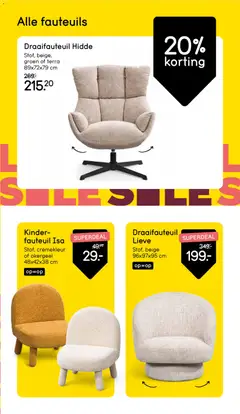 Leen Bakker - Folder - Voorbeeld van een folder van Leen Bakker, geldig van 22.12.2025 | Pagina: 15 | Producten: Kinder, Fauteuil