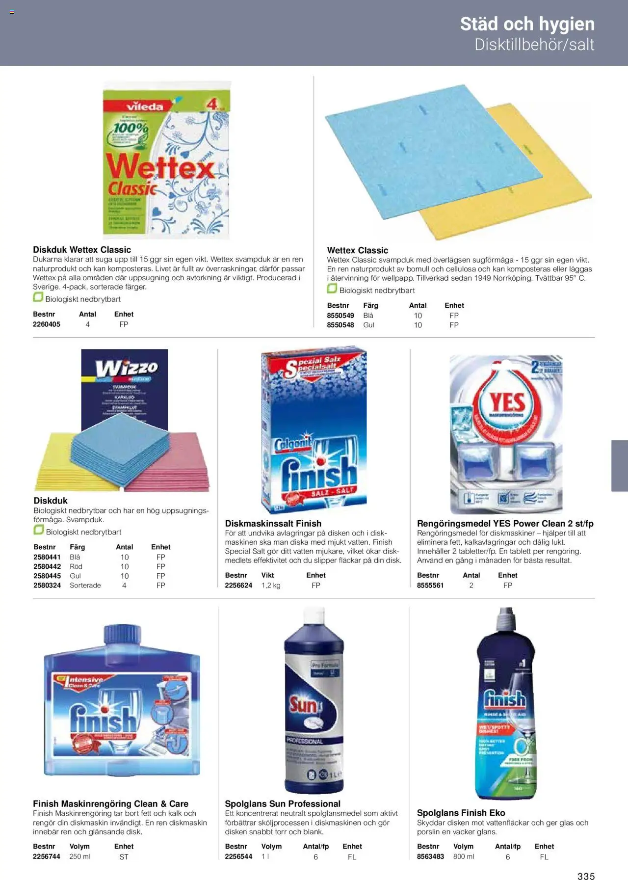 Office Depot reklamblad aktuell från 15.02.2024 | Sida: 337 | Produkter: Diskmaskin, Salt, Rengöringsmedel