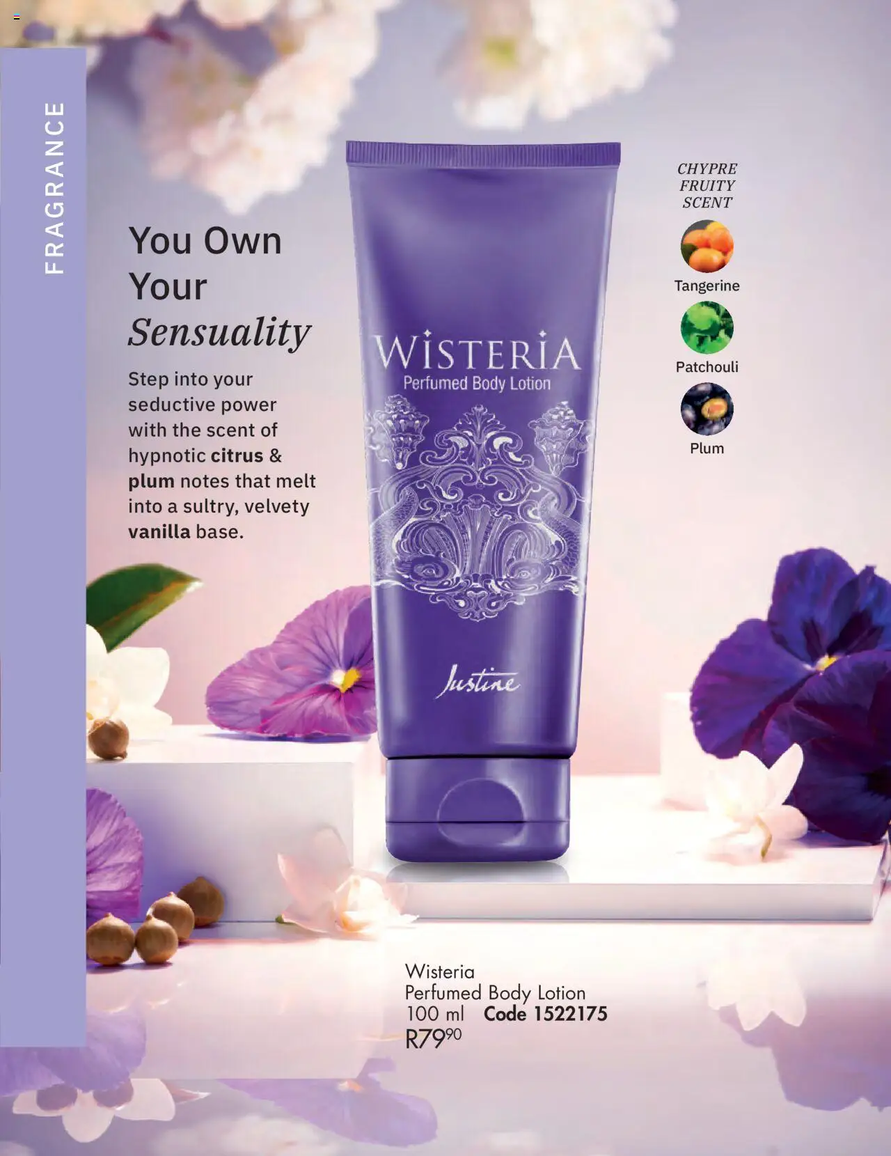 New Justine catalogue – valid from 01.10.2025 | Page: 38 | Products: Fragrance, Lotion