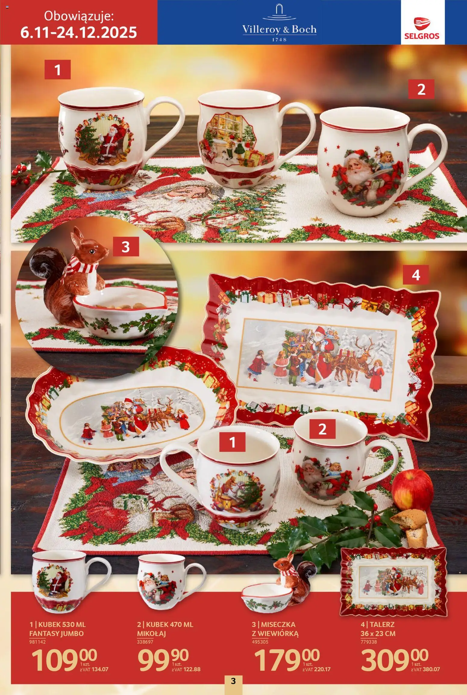 Selgros cash&carry Gazetka - Boże Narodzenie od 06.11.2025 | Strona: 3