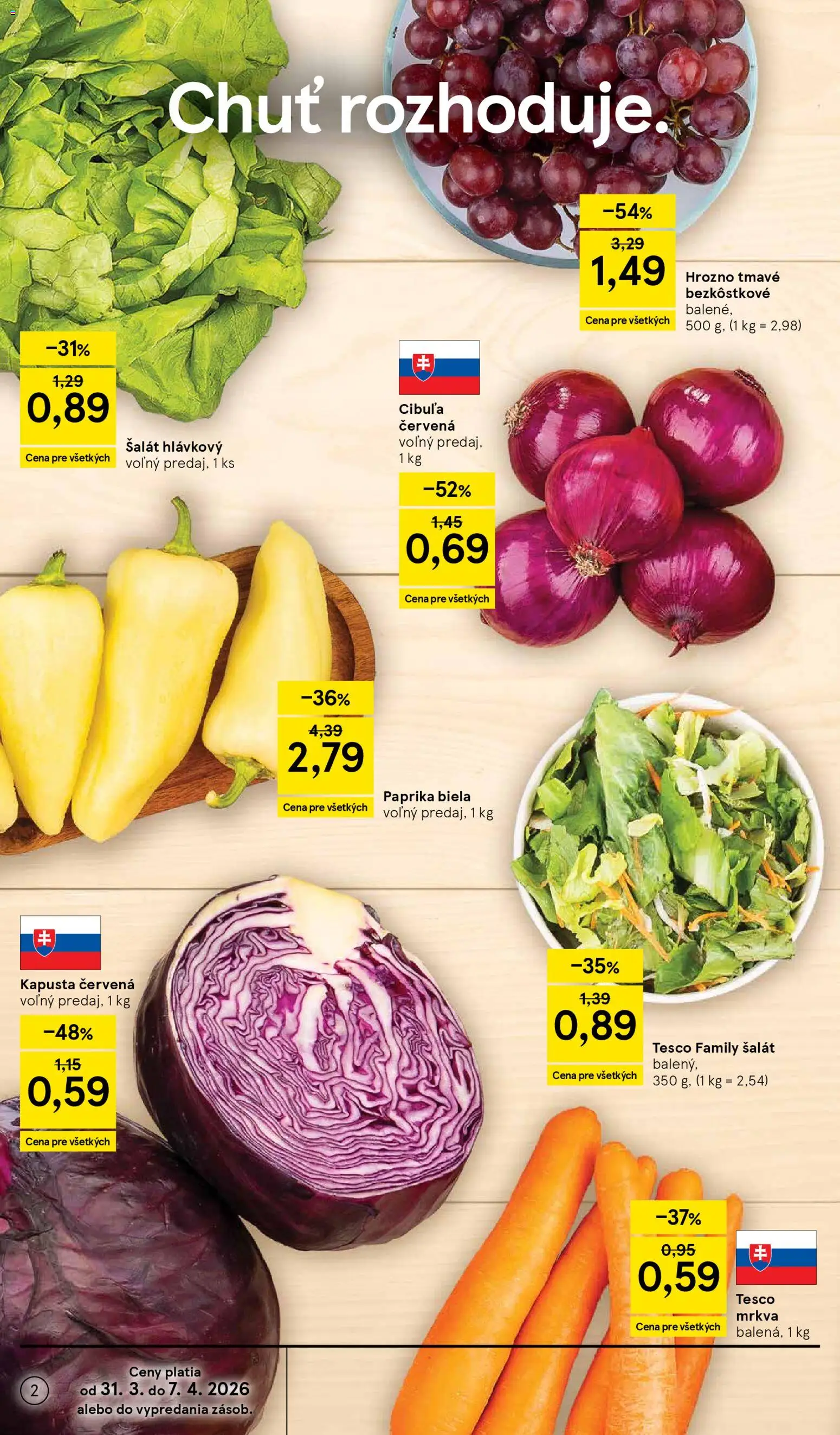 Tesco Hypermarket - leták od 31.03.2026 » Pozrite si limitované zľavy a ušetrite ešte dnes! | Slovenská republika