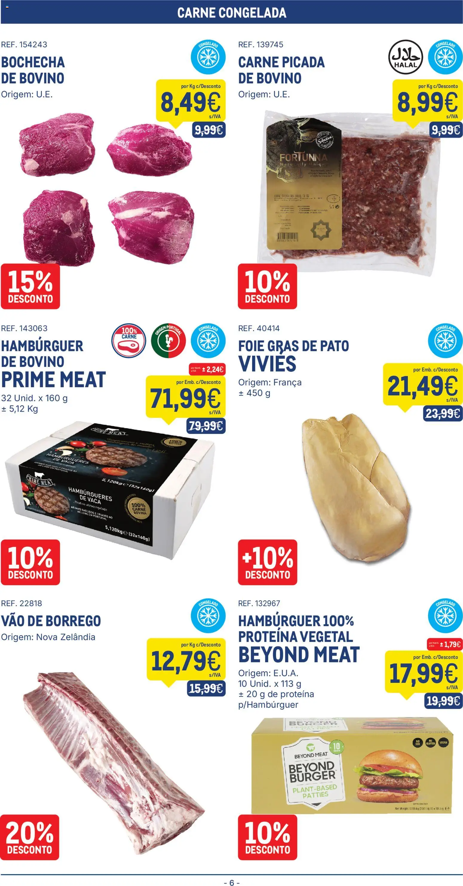 Makro folheto │ válido de 11.11.2025 | Página: 6 | Produtos: Hambúrguer, Carne picada, Carne, Proteina