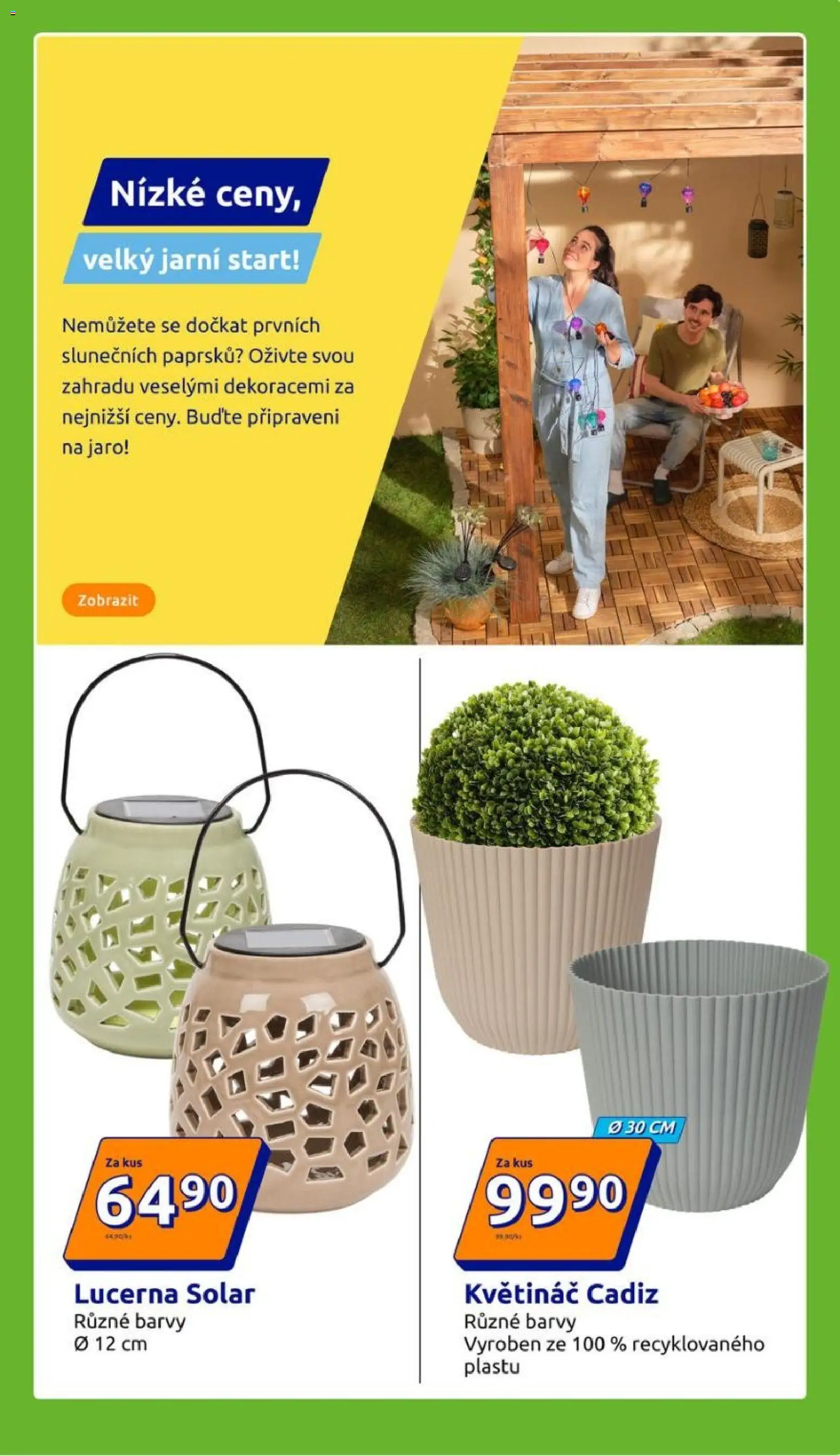 Action leták od 22.04.2026 | Strana: 17 | Produkty: Lucerna, Květináč, Barvy
