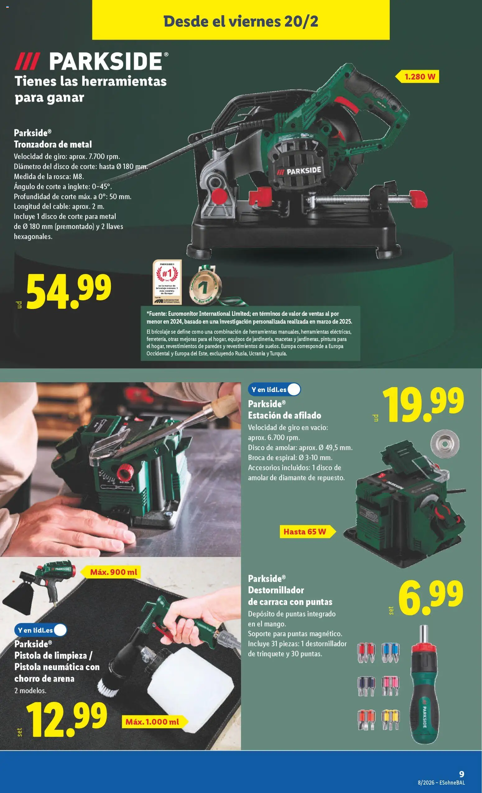 Lidl folleto de bazar │ válido desde el 16.02.2026 | Página: 21