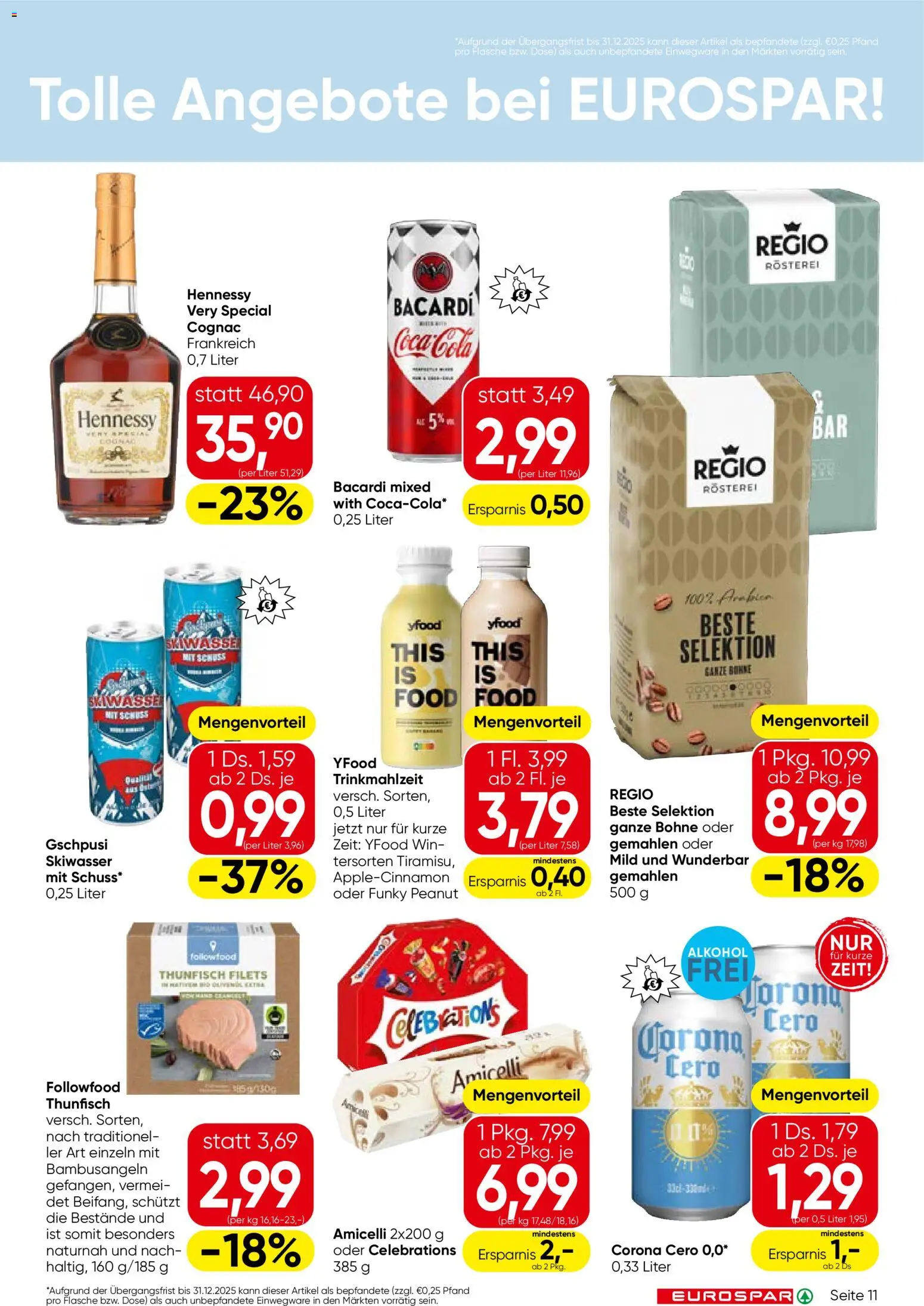 Eurospar Flugblatt - Oberösterreich gültig ab 20.11.2025 | Seite: 11