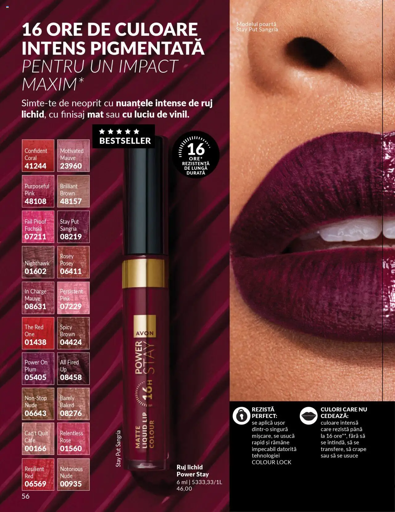 Noul catalog Avon – valabil de la 01.10.2025 | Pagină: 58 | Produse: Ruj, Peluş Köpek Yatağı