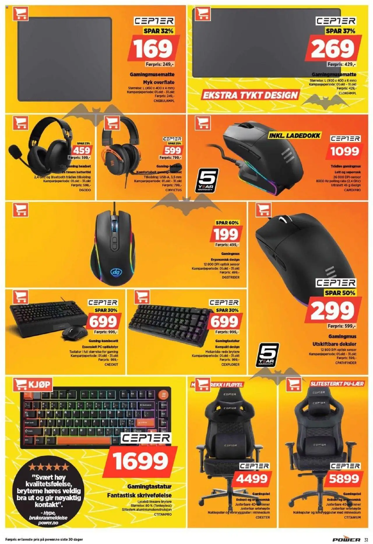 {H1} | Side: 31 | Produkter: Tastatur