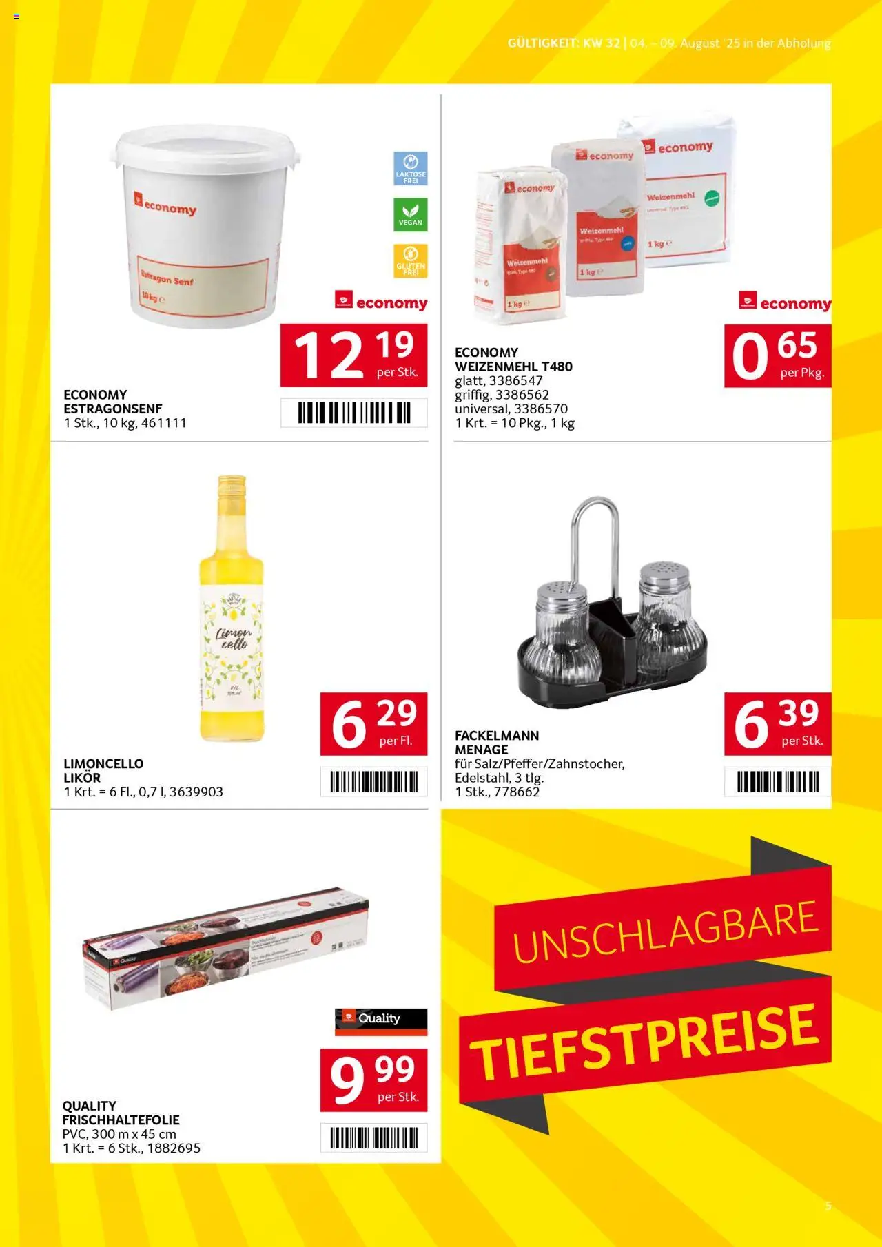 Transgourmet Flugblatt gültig ab 03.08.2025 | Seite: 5