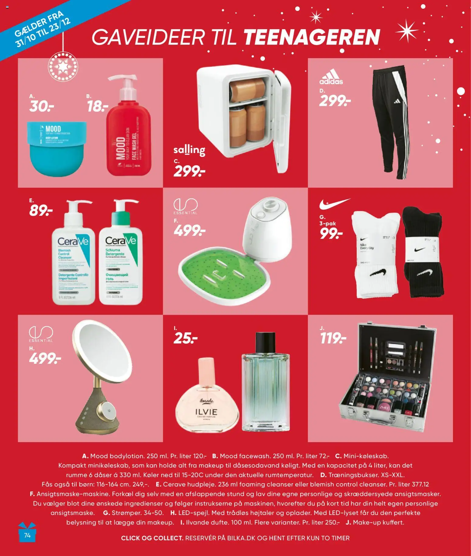 Bilka tilbudsavis – gyldig fra 01.11.2025 | Side: 74 | Produkter: Makeup, Søm