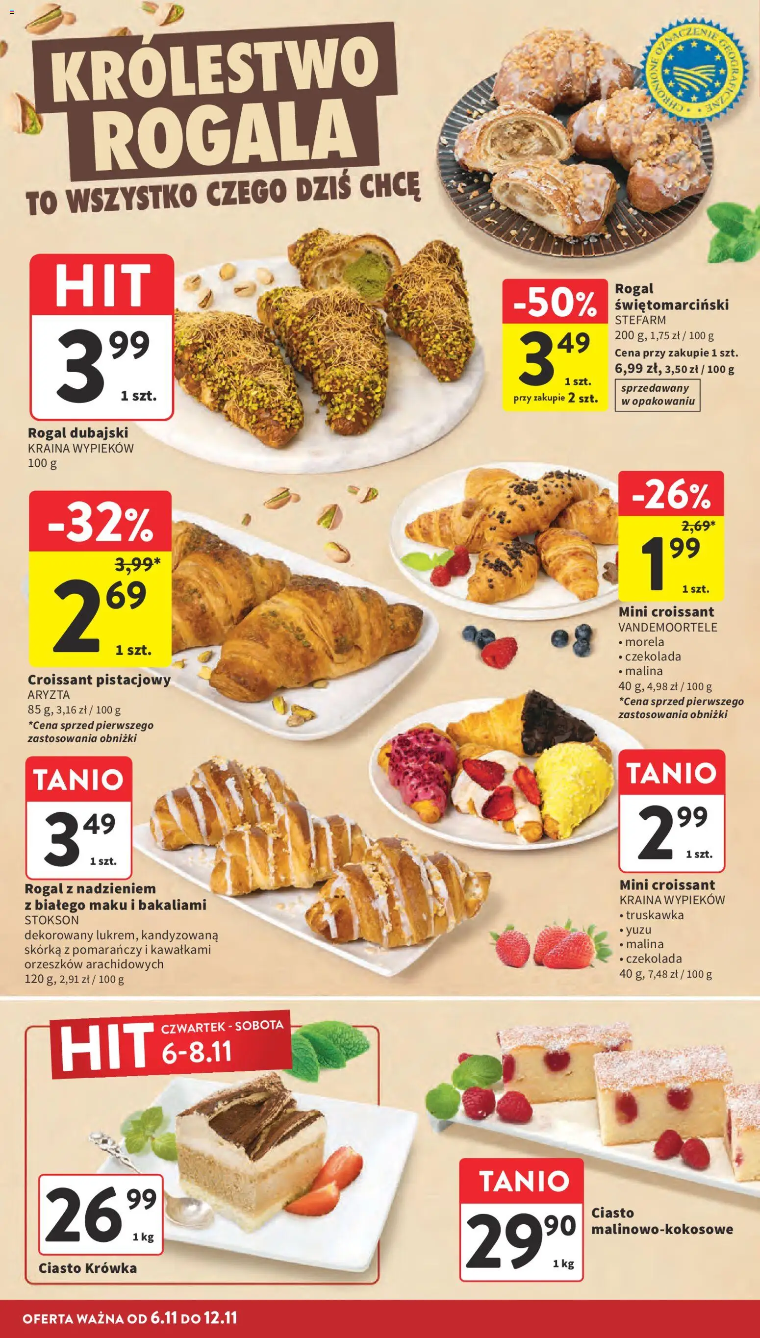Intermarche Gazetka od 06.11.2025 | Strona: 24 | Produkty: Malina, Ciasto, Krowka, Czekolada