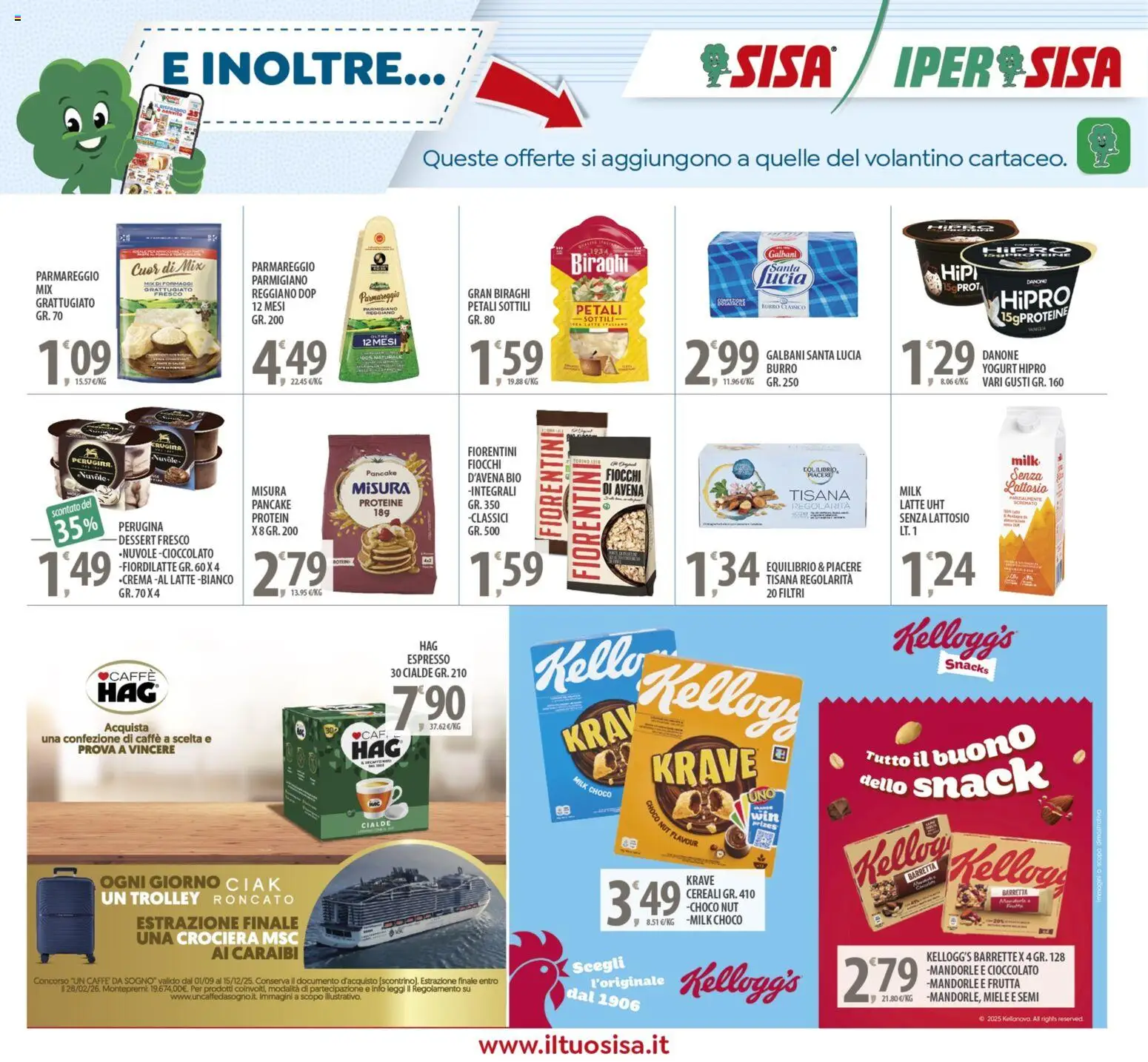 Volantino SISA del 14.11.2025 | Pagina: 21 | Prodotti: Cereali, Fiocchi, Burro, Miele