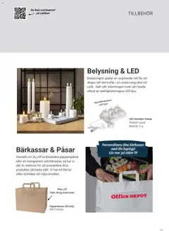 Office Depot reklamblad aktuell från 13.10.2024 | Sida: 17 | Produkter: Värmeljus
