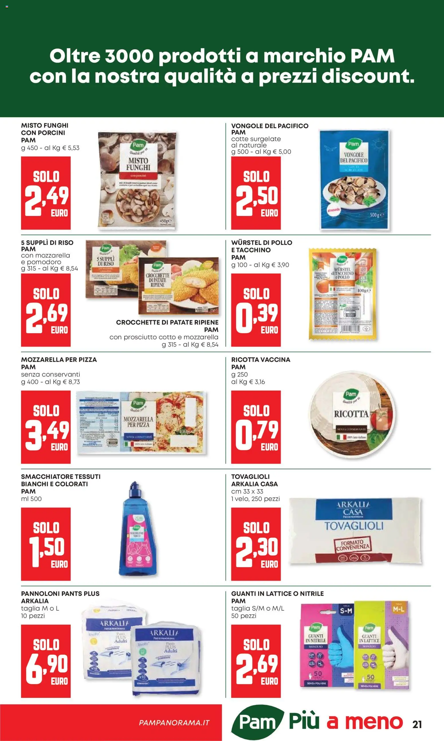 Volantino Panorama del 26.02.2026 | Pagina: 21 | Prodotti: Prosciutto Cotto, Patate, Prosciutto, Crocchette