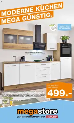 Segmüller Moderne Küchen mega günstig gültig ab dem 04.08.2025