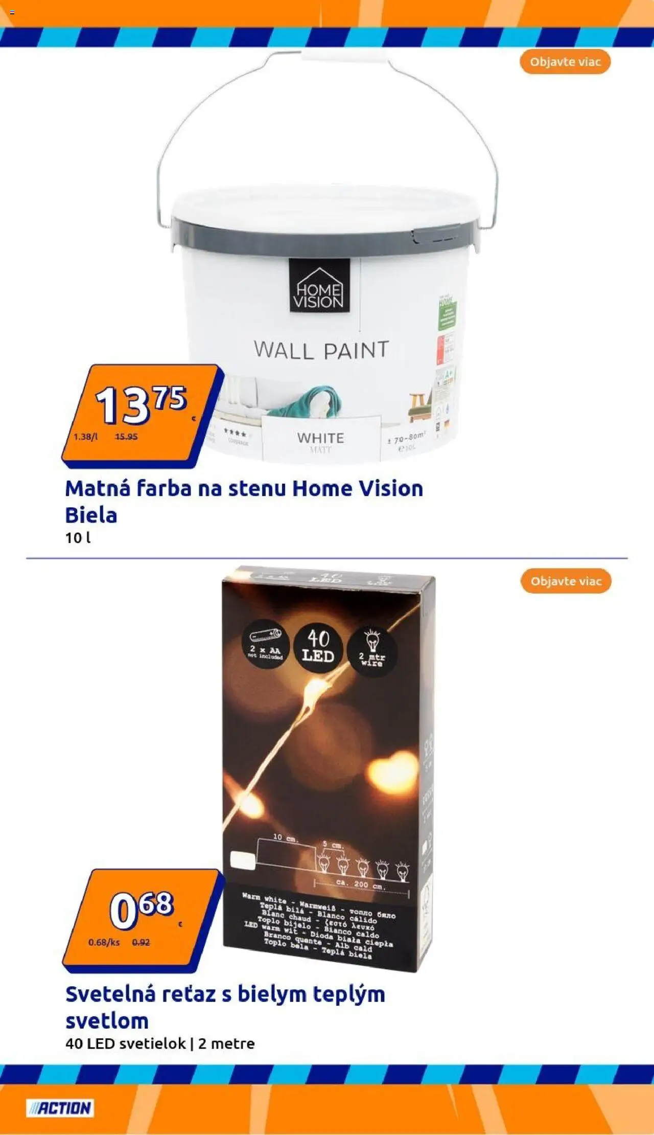 Nové Action akcie – leták je platný od 17.09.2025 | Strana: 7 | Produkty: Led