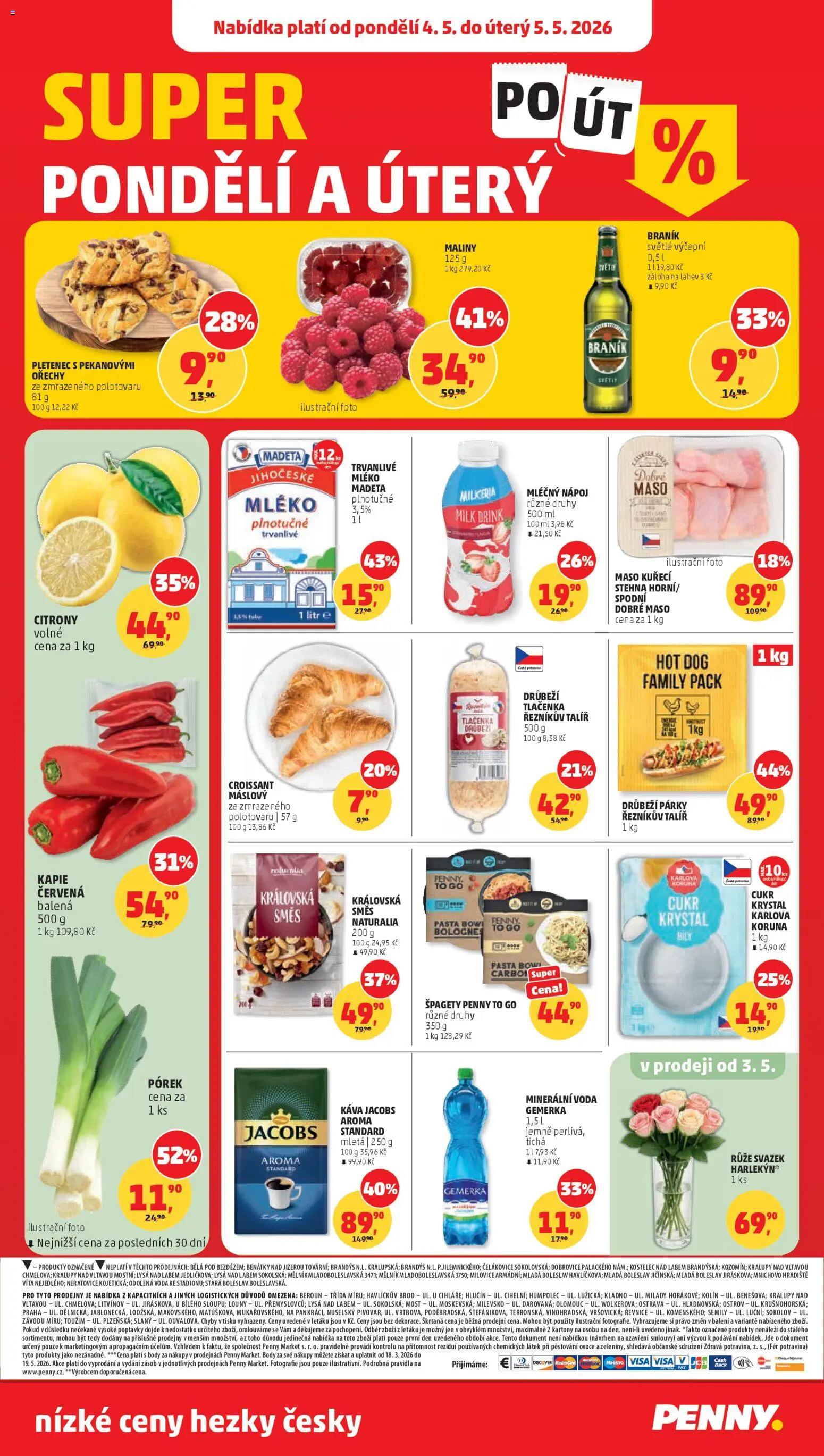 Penny Market leták od 29.04.2026 || 💥 Nezmeškejte TOP nabídky! | Česko