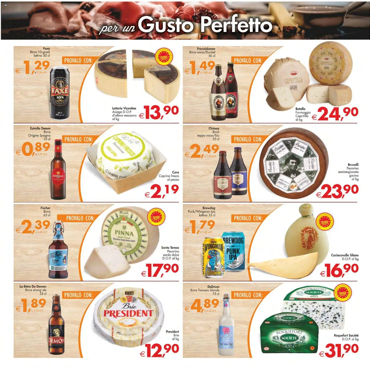 Volantino Decò del 23.01.2026 | Pagina: 11 | Prodotti: Birra, Formaggio, Pecorino
