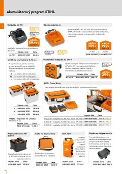 Nové STIHL akcie – leták je platný od 01.04.2025 | Strana: 14 | Produkty: Organizér, Nabíjačka, Taška, Adaptér