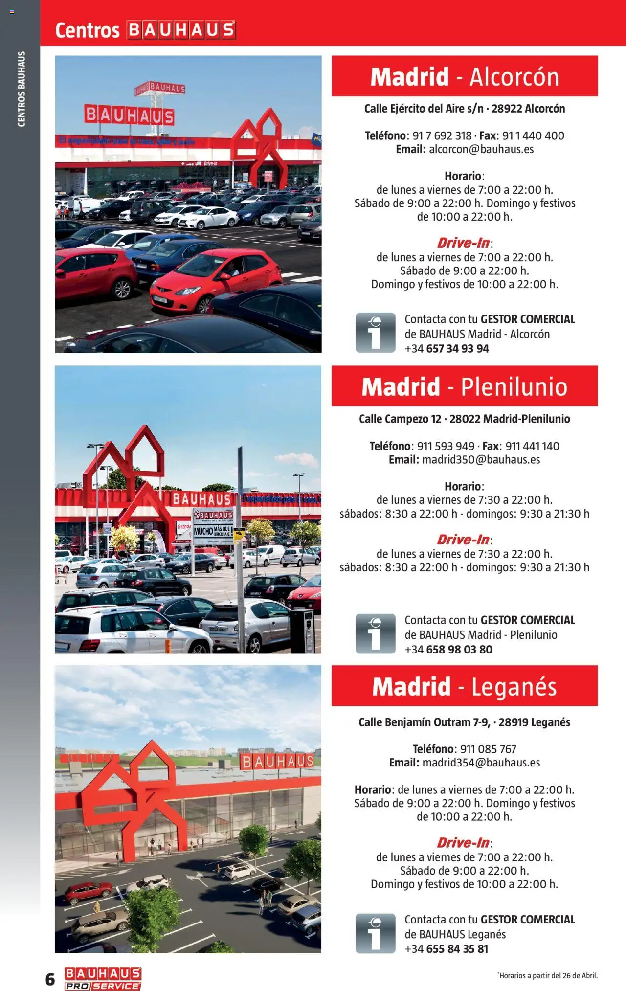 Bauhaus - ProService  │ válido desde el 24.02.2025 | Página: 6 | Productos: Teléfono