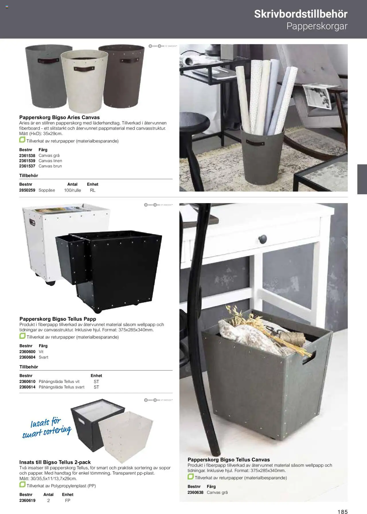 Office Depot reklamblad aktuell från 15.02.2024 | Sida: 187 | Produkter: Wellpapp, Papperskorg