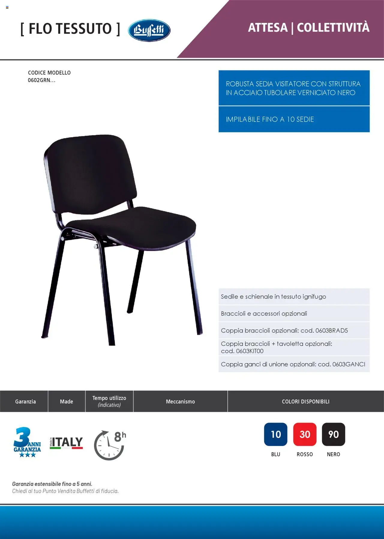 Volantino Buffetti del 28.06.2025 | Pagina: 163 | Prodotti: Braccioli, Sedia