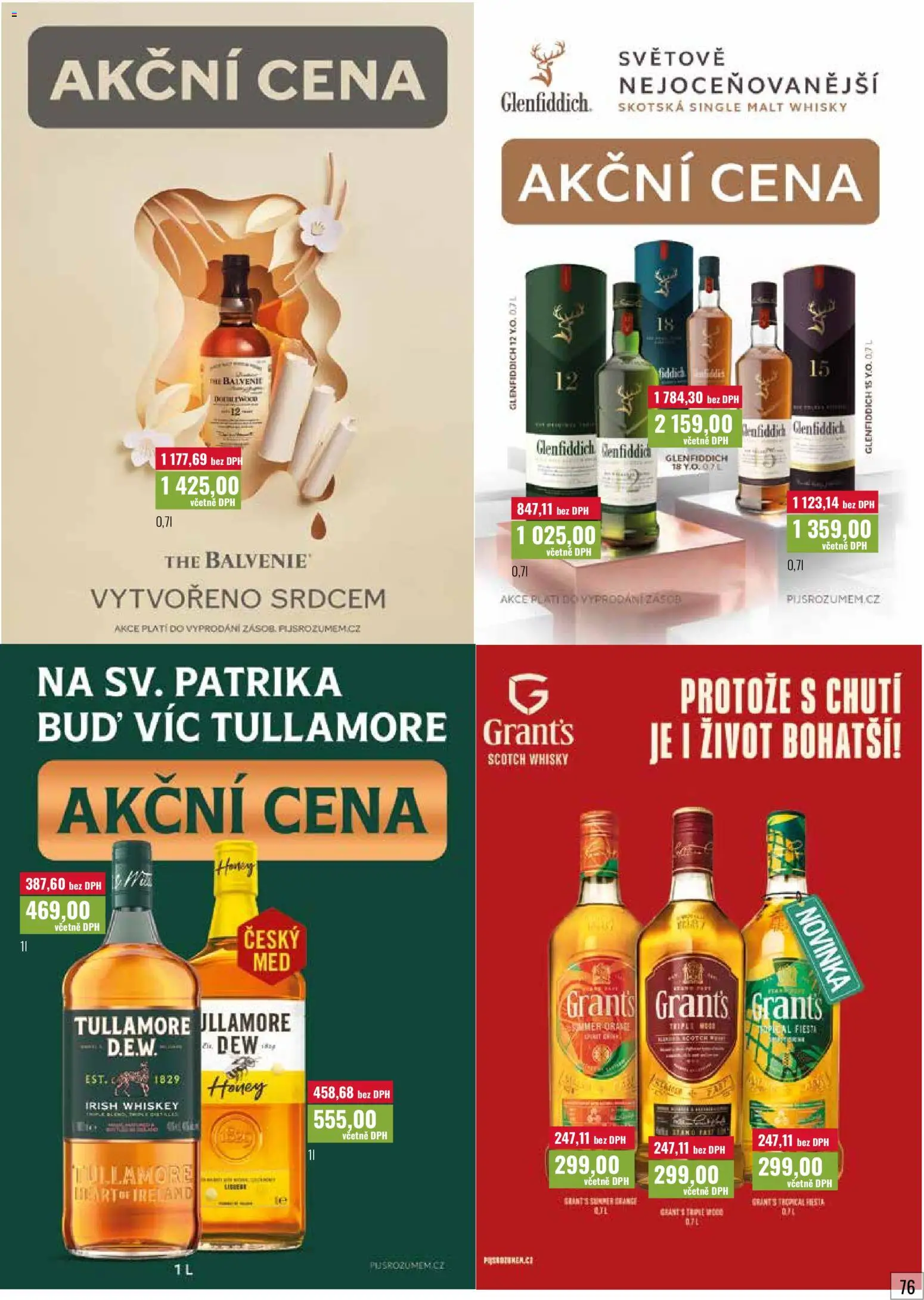 Ratio leták od 01.03.2026 | Strana: 76 | Produkty: Whiskey, Whisky