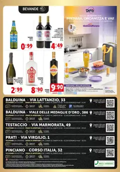 Anteprima del volantino Decò volantino Gourmet valido a partire dal 09.04.2026 | Pagina: 6 | Prodotti: Birra, Prosecco, Telefono, Amaro