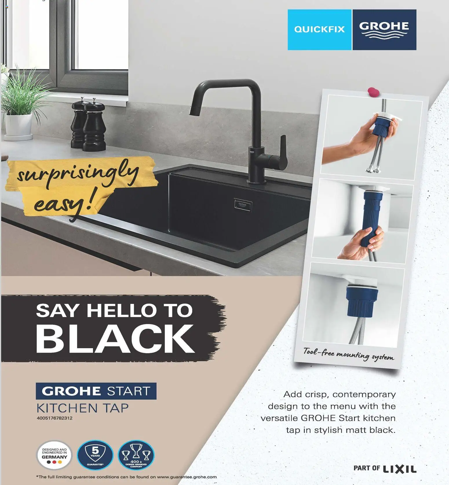 {H1} | Page: 205 | Products: Kitchen tap, Kitchen