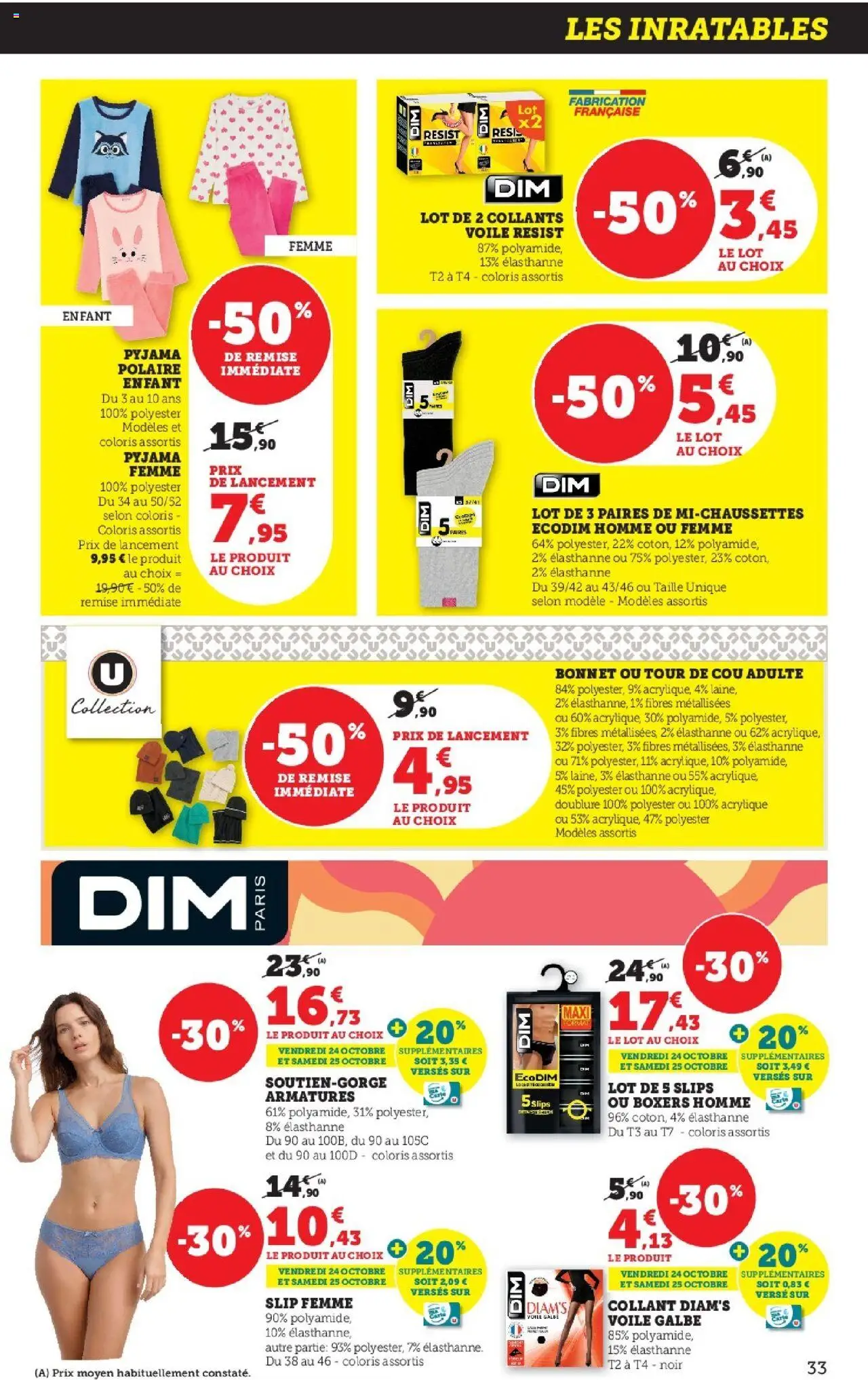 {H1} | Page: 33 | Produits: Collants, Bonnet, Slips, Pyjama