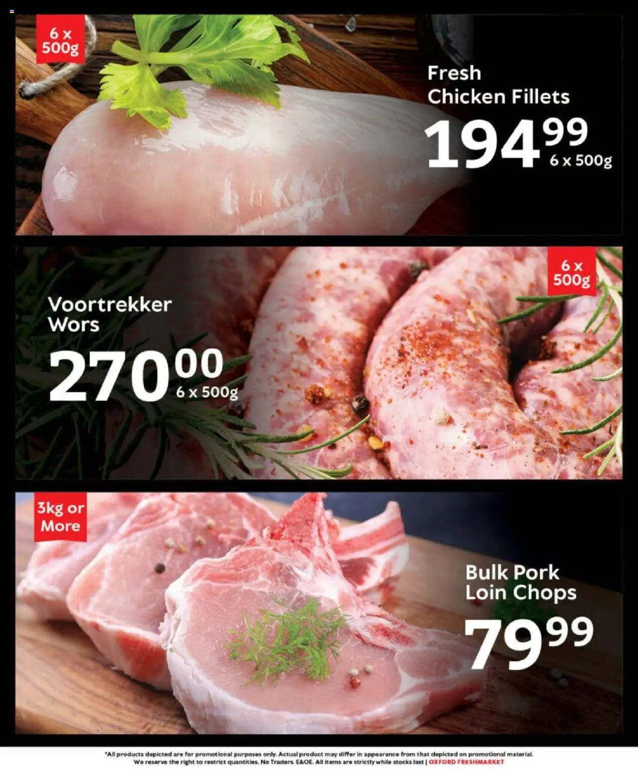 Oxford Freshmarket - Bundle Deals │ valid from 27.08.2025 | Page: 1 | Products: Chicken, Pork
