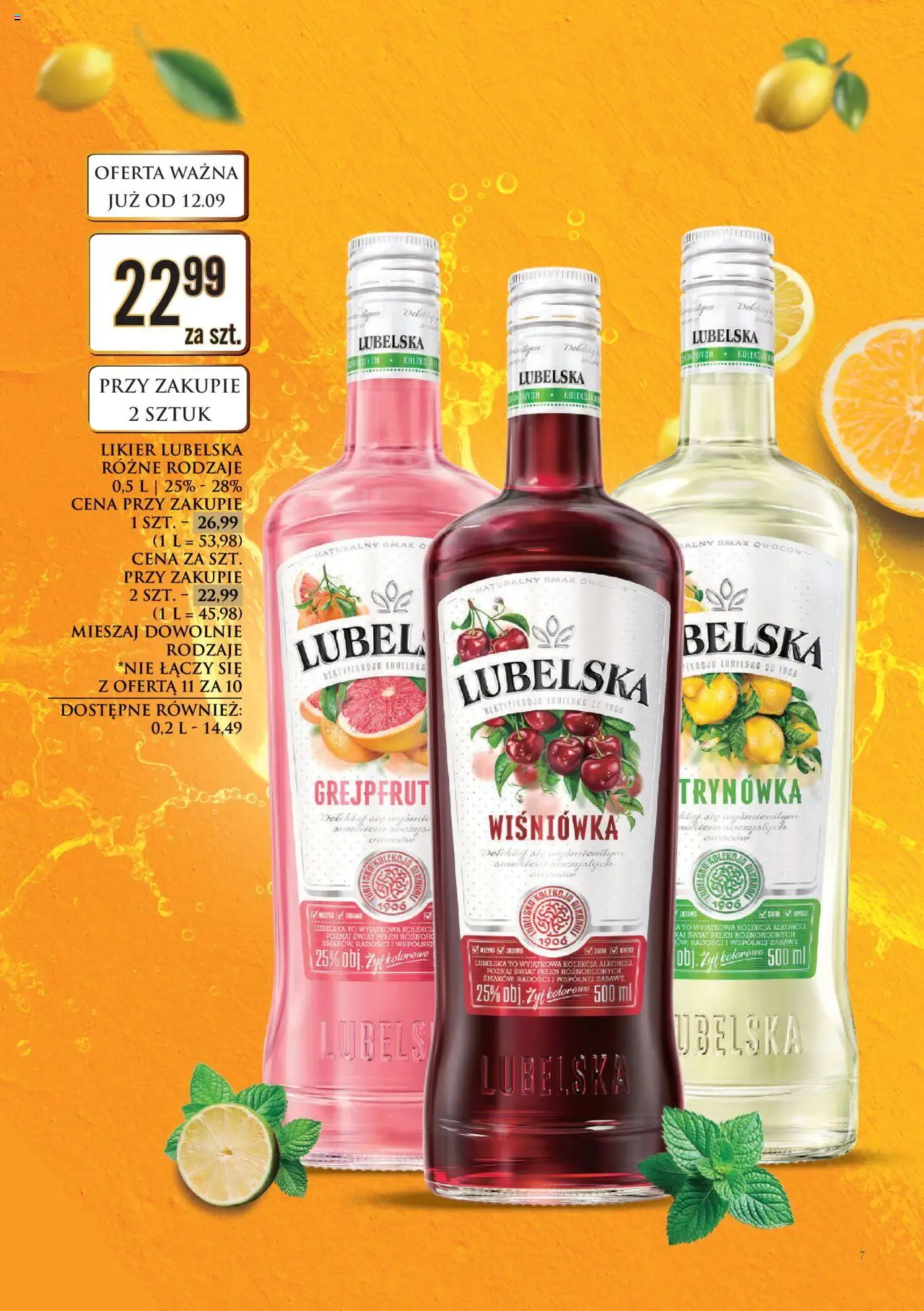 Dino Gazetka alkoholowa od 15.09.2025 | Strona: 7 | Produkty: Alkohol, Grejpfrut