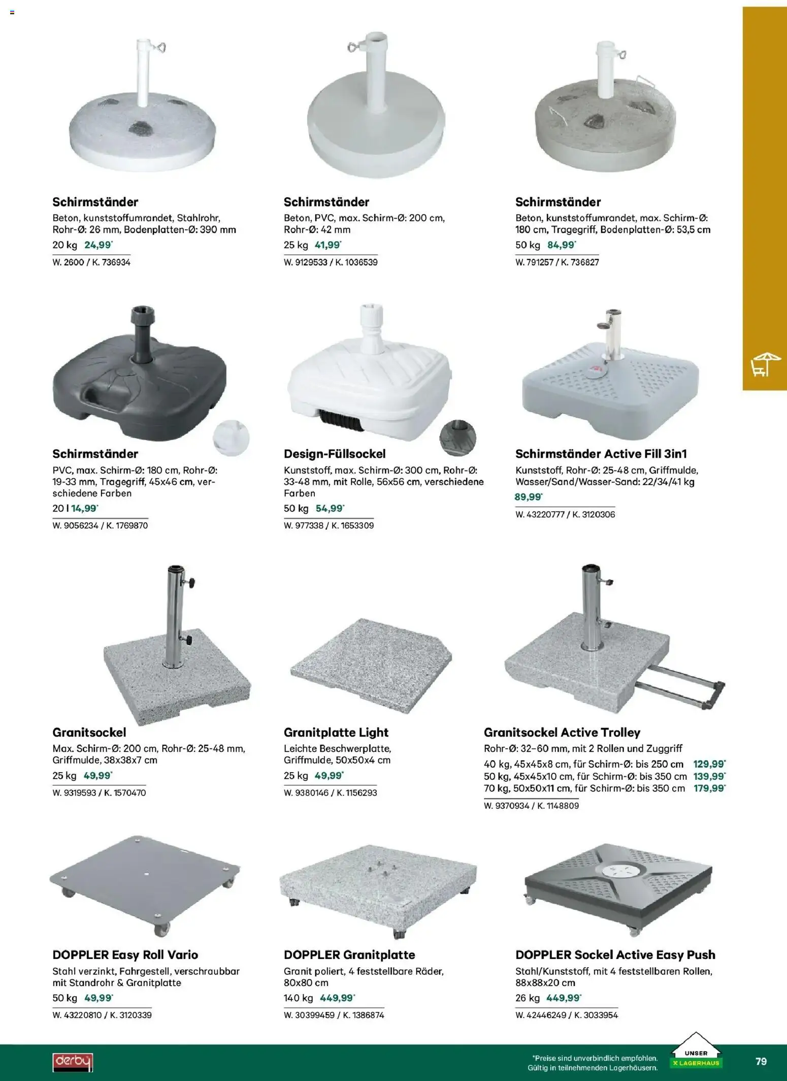 Lagerhaus Garten & Freizeit Katalog 2026 gültig ab 01.03.2026 | Seite: 79