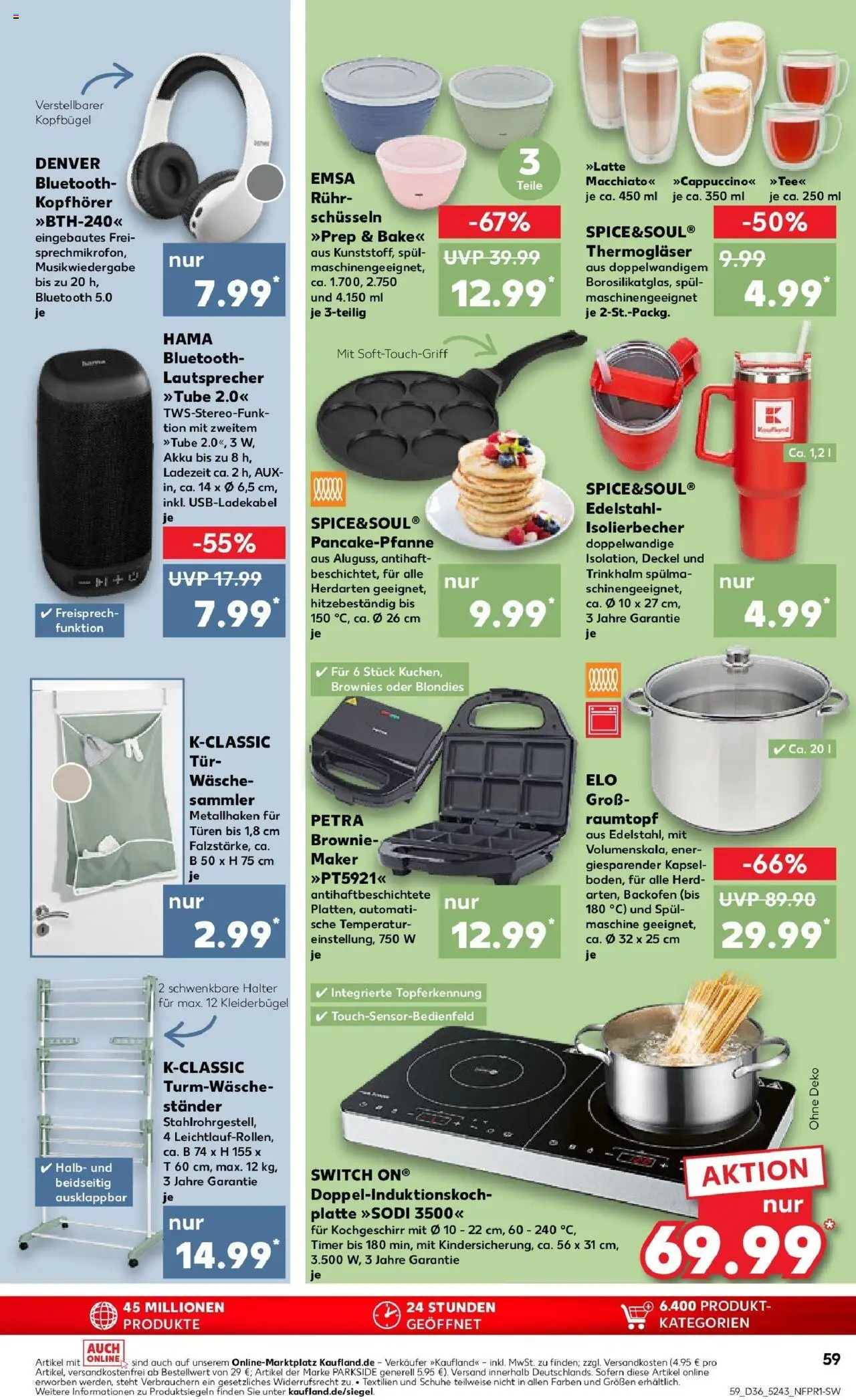 Kaufland prospekt Dreieich	 – gültig ab 07.09.2025 | Seite: 59 | Produkte: Lautsprecher, Herd, Tür, Kopfhörer