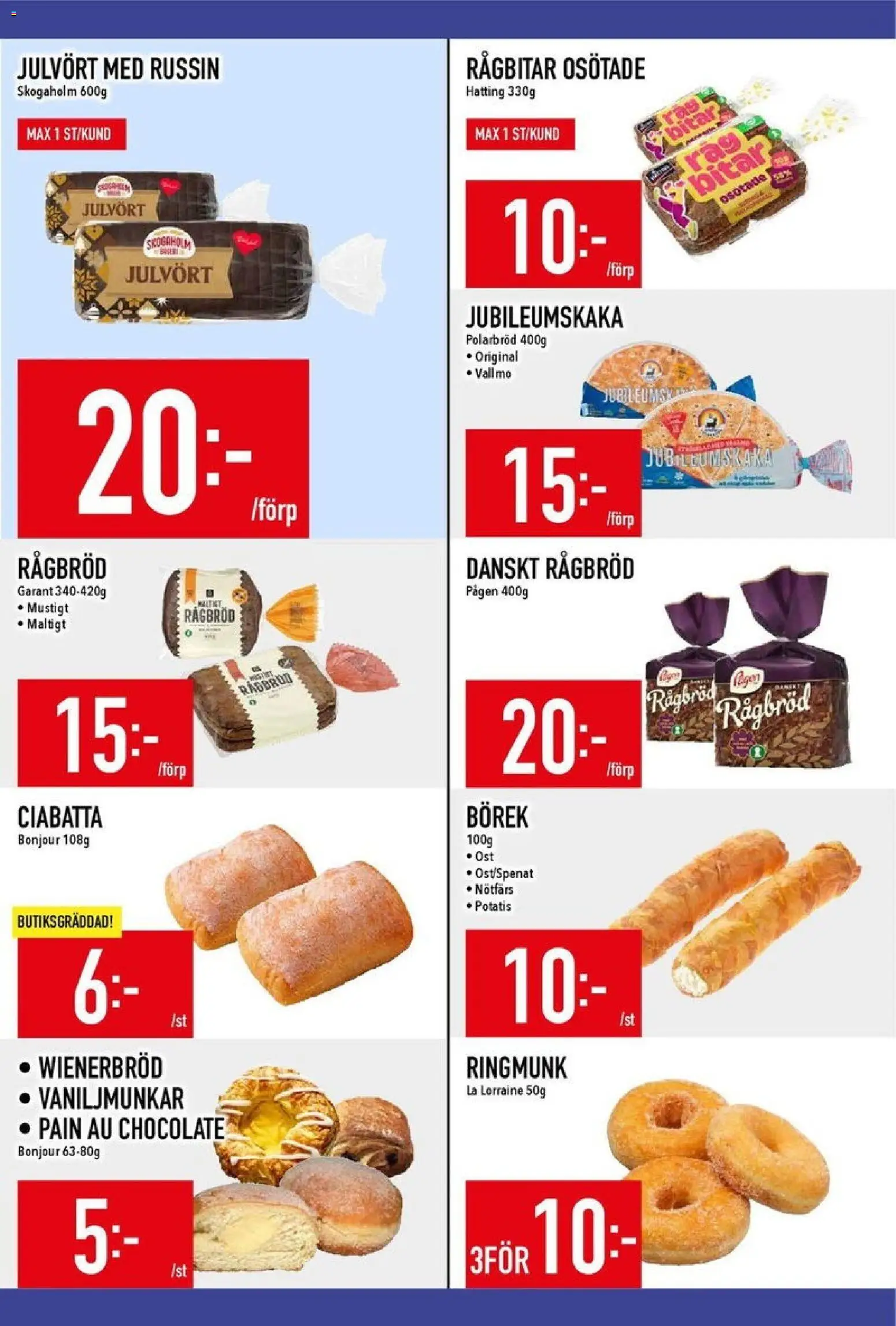 Matdax reklamblad aktuell från 24.11.2025 | Sida: 13 | Produkter: Nötfärs, Ost, Potatis